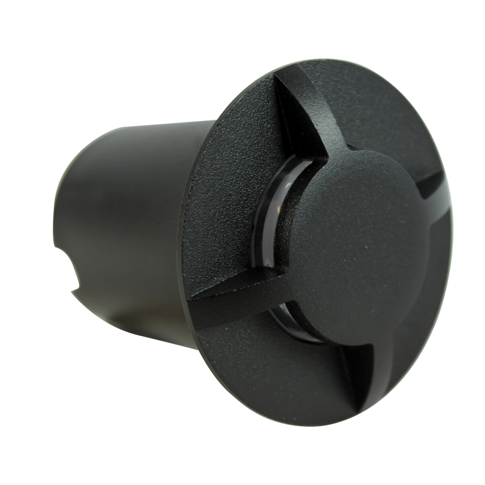 Spot Led Balizador Foxlux 1,5w 3000k 4 Fachos Preto