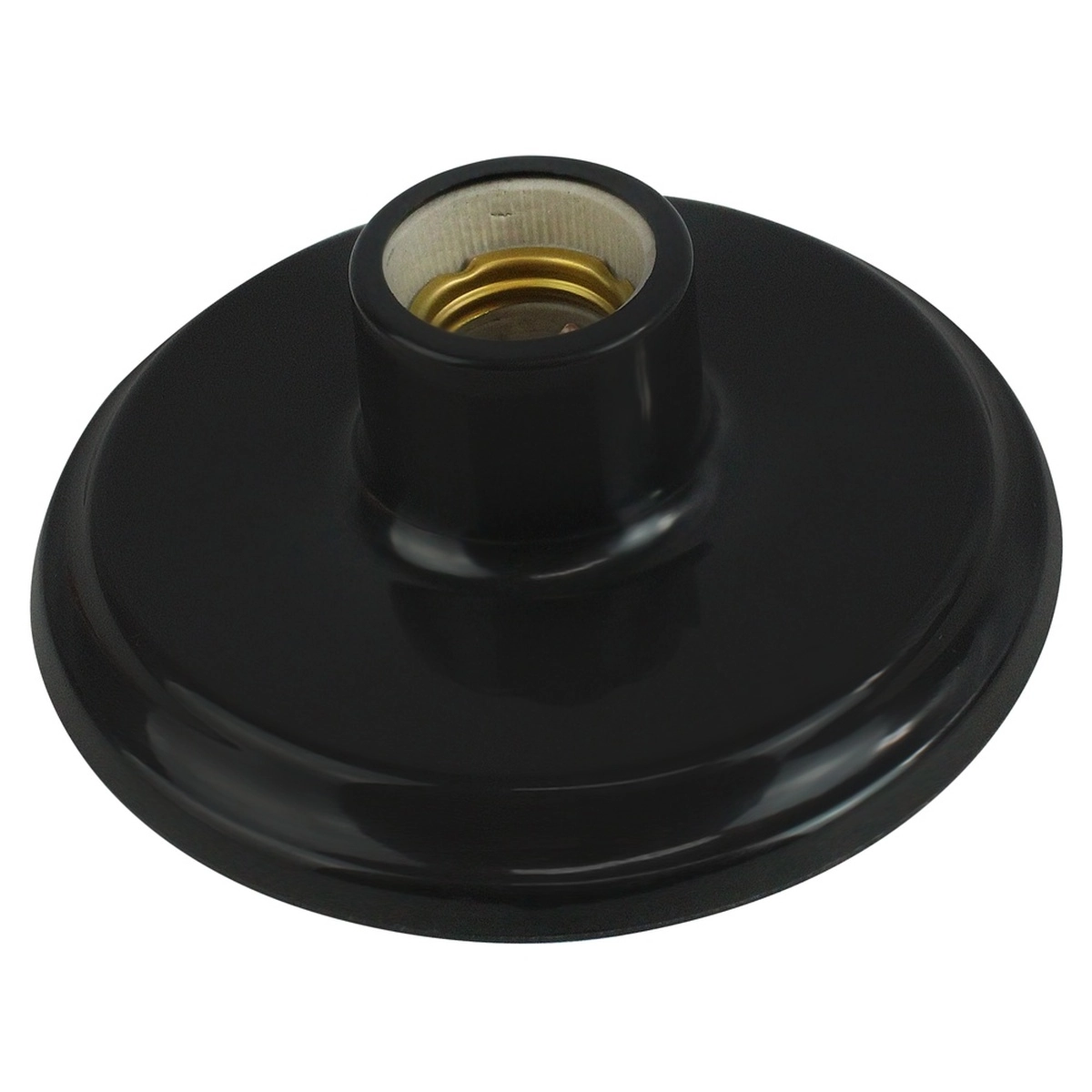 Plafon De Plástico Foxlux Bocal Em Porcelana E-27