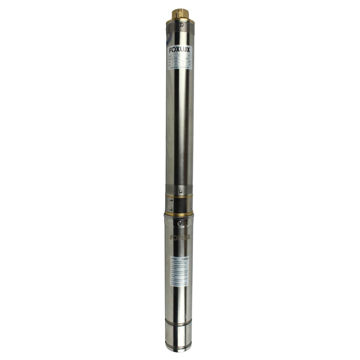 Bomba Submersa 3,1” Foxlux 1.5CV 127V para Poço Artesiano e Cisterna