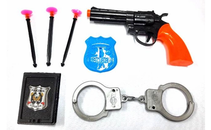 Brinquedo Conj Pistola 4 P Cs