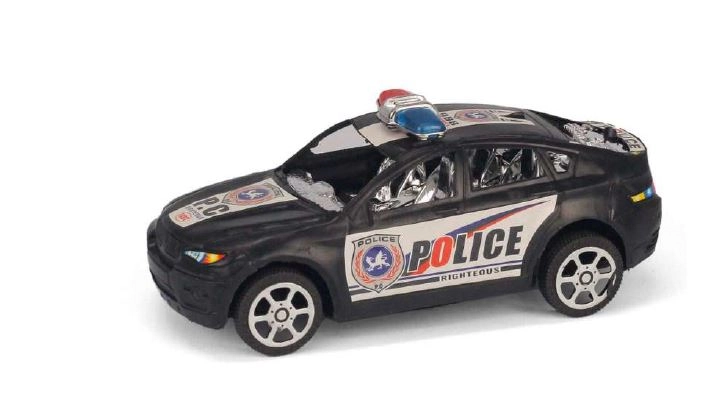 Carrinho C/motor A Friccao Policial 15cm Ref.jr0067