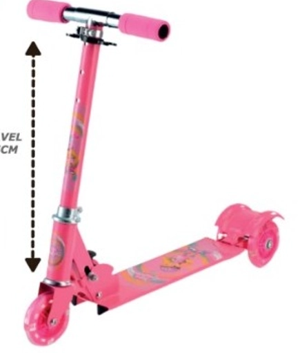 Patinete 3 Rodas Rosa