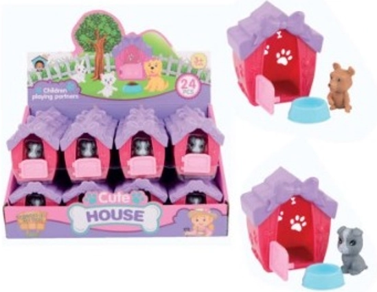 Casinha De Pet Com Potinho De Comida