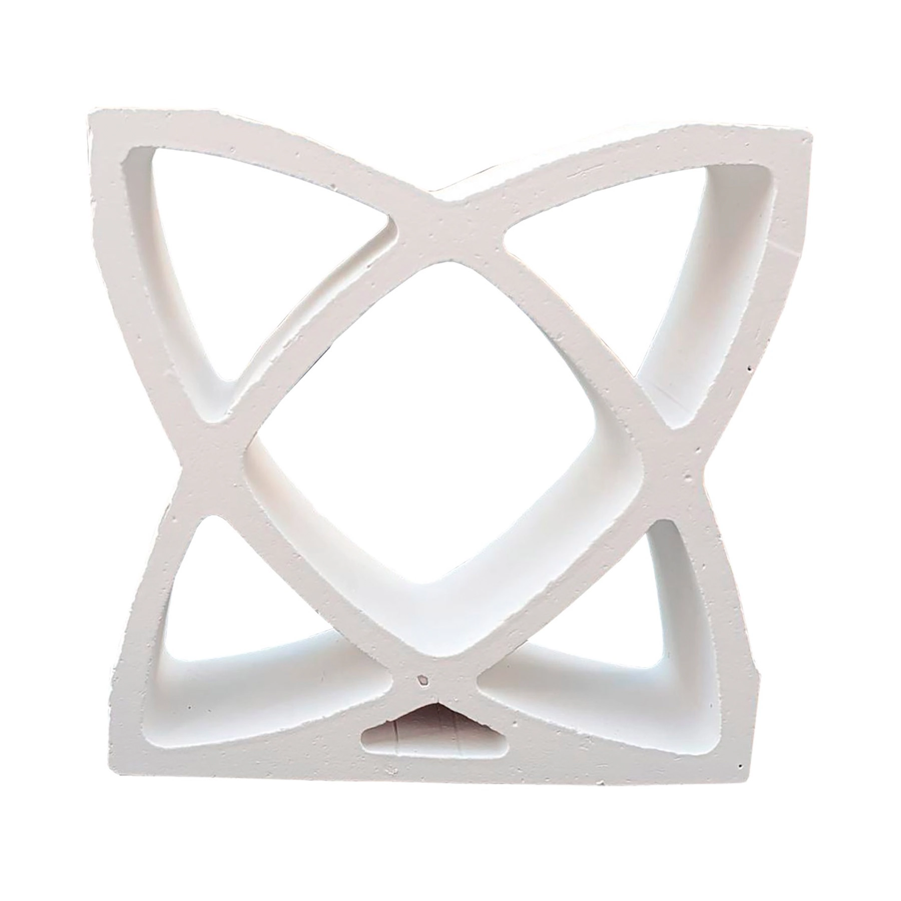 Cobogó Cerâmico 20x20cm Marrom Odara Stone Plus