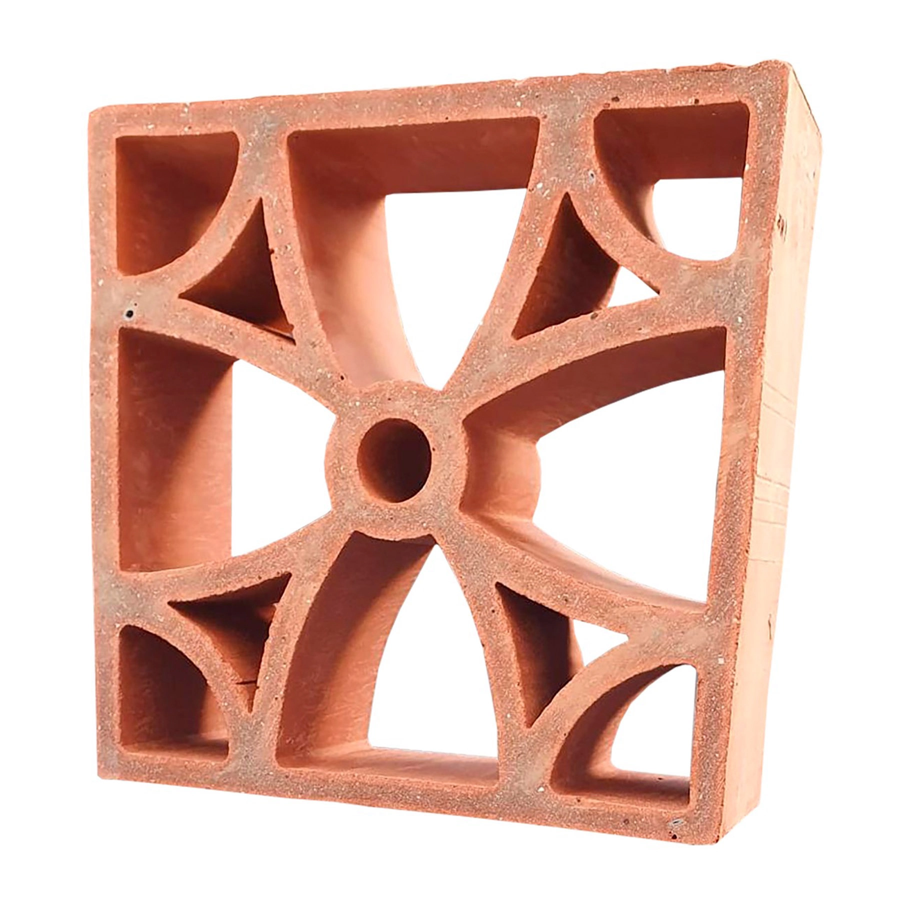 Cobogó Cerâmico 20x20cm Marrom Moana Stone Plus