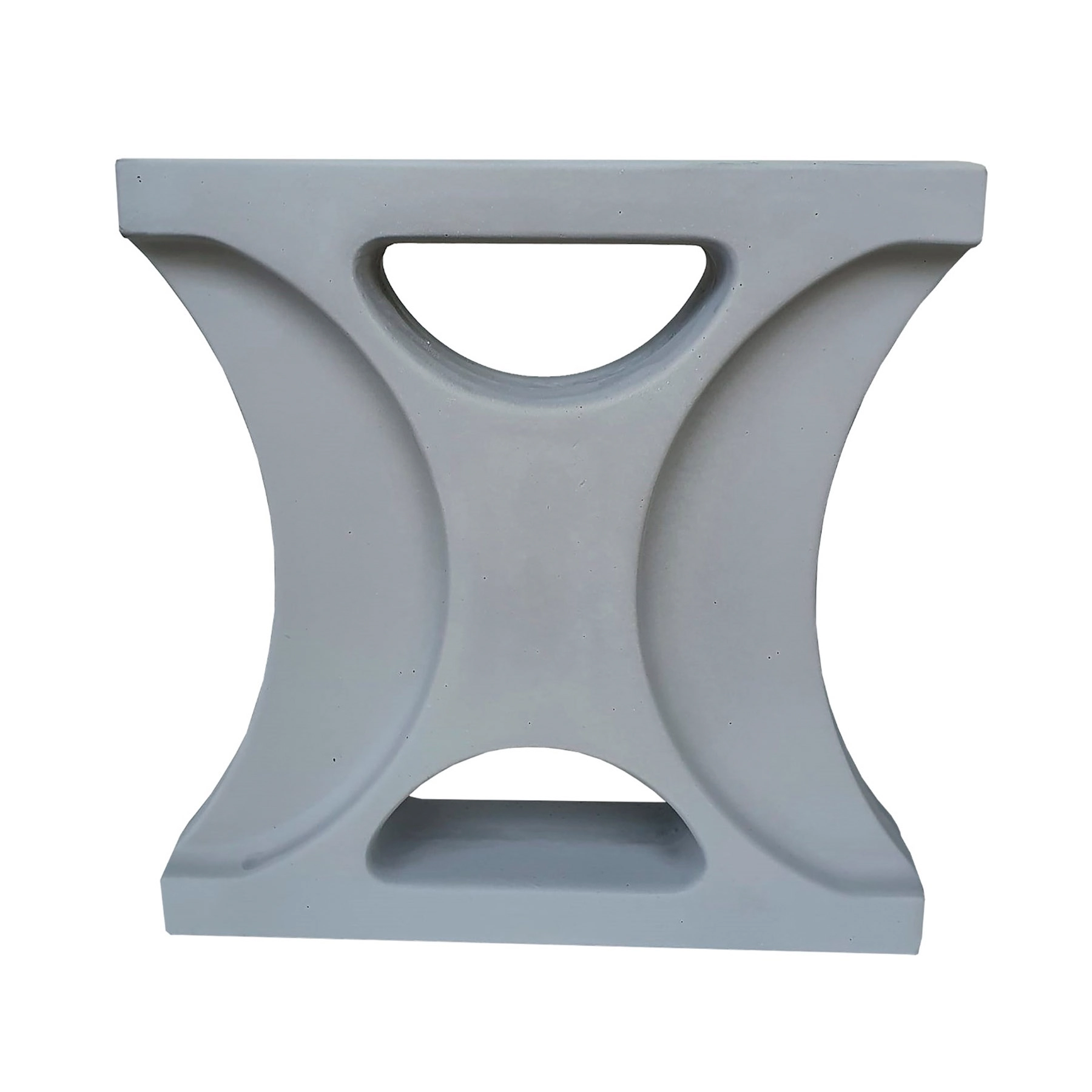 Elemento Vazado de Cimento 30x30cm Branco Mixor Stone Plus