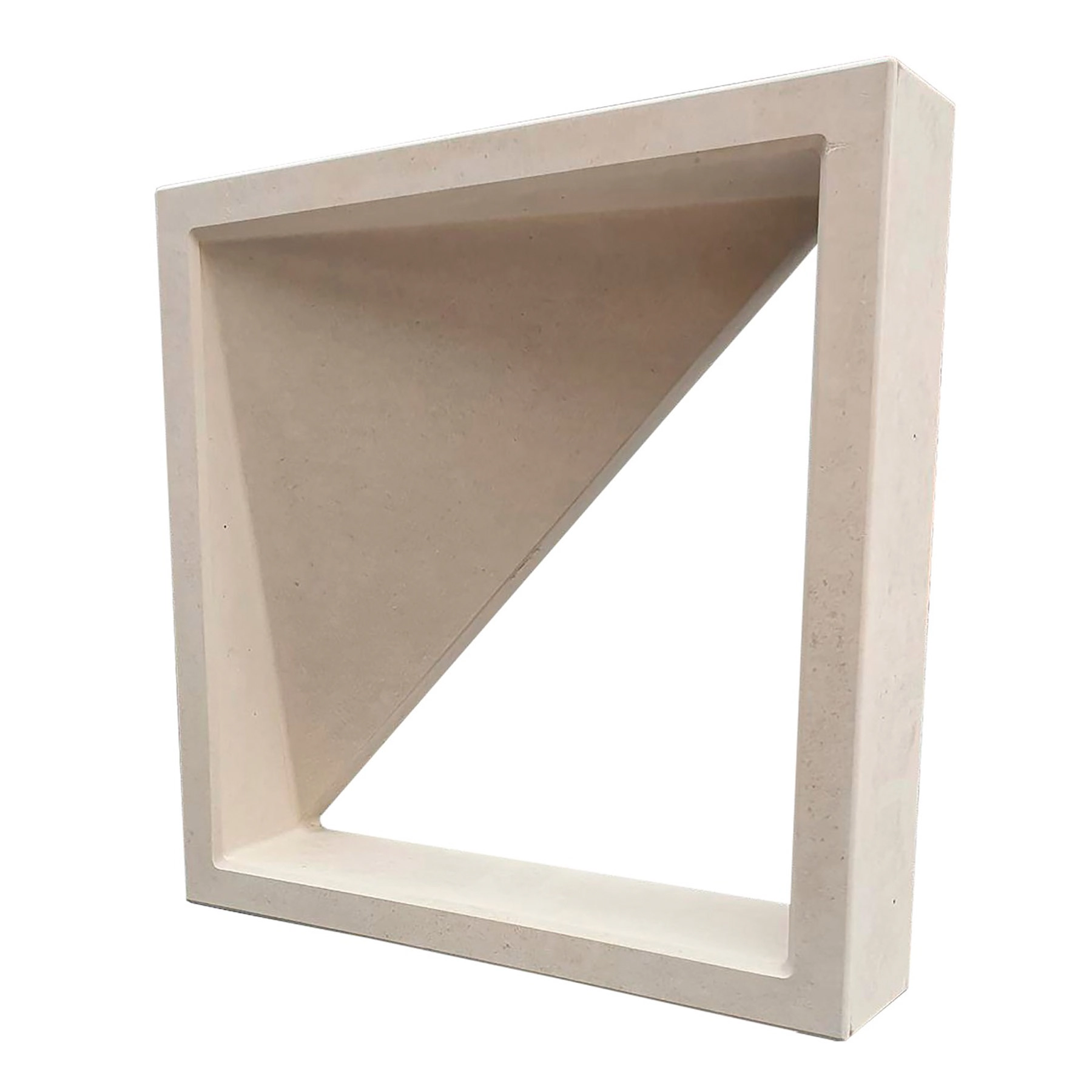 Elemento Vazado de Cimento 30x30cm Branco Golubov Stone Plus