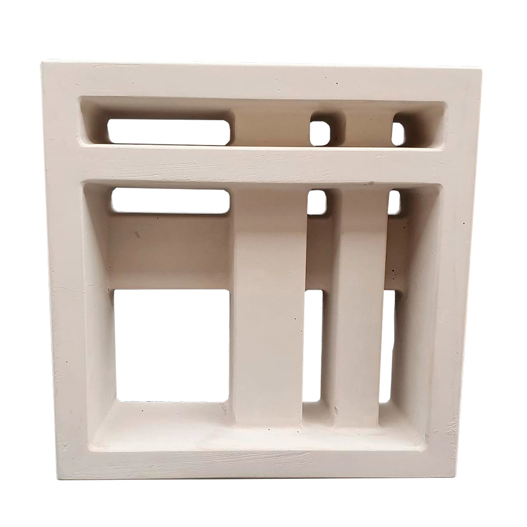 Elemento Vazado de Cimento 30x30cm Cinza Trama Stone Plus
