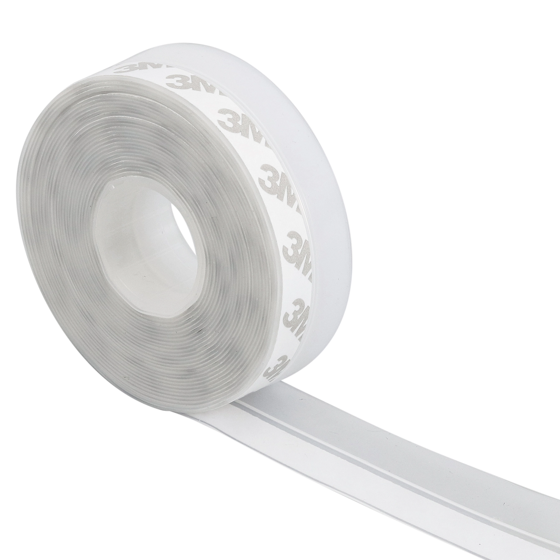 Veda Fresta Adesivo "Linear" Transparente 500cm para Vão de 12mm Comfort Door