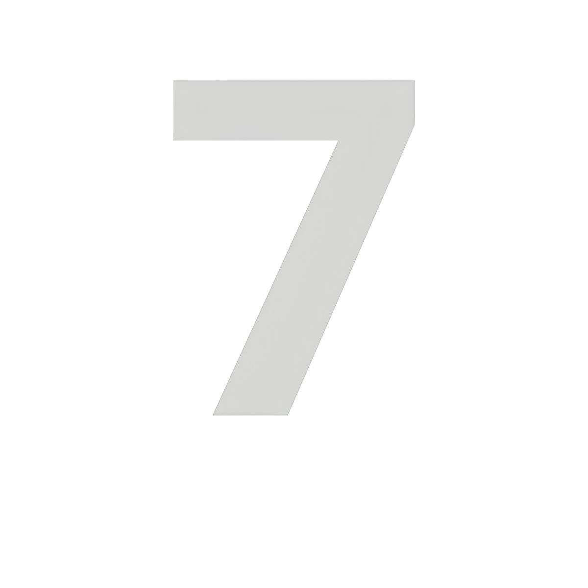 Numero Chapa 60mm Acm Cromado Comfortdoor 7