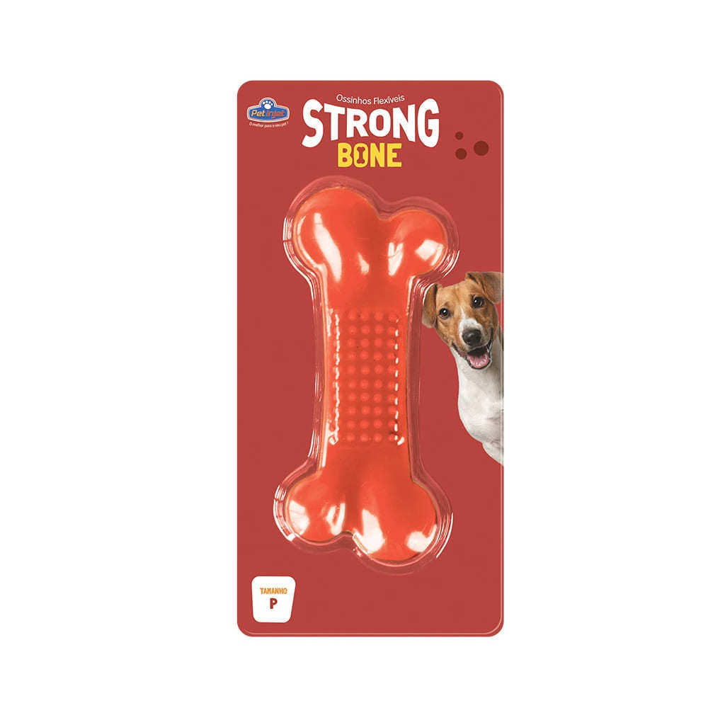 Osso Strong Bone Pet Injet Pequeno Vermelho
