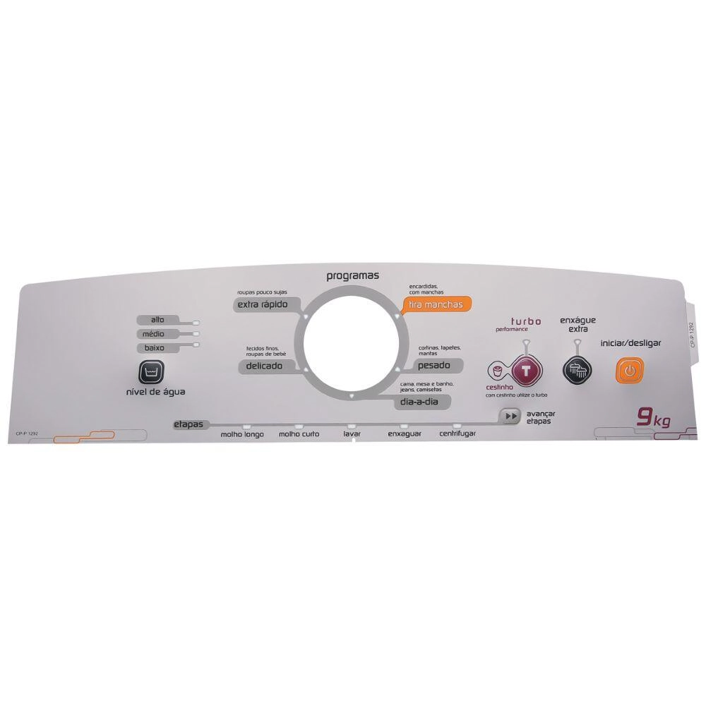 Painel Decorativo Para Lavadora Brastemp Bwl09b