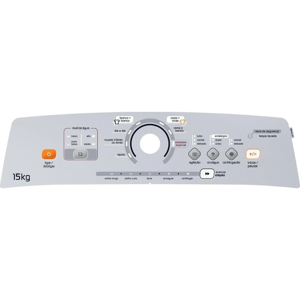 Painel Decorativo Para Lavadora Brastemp Bwh15