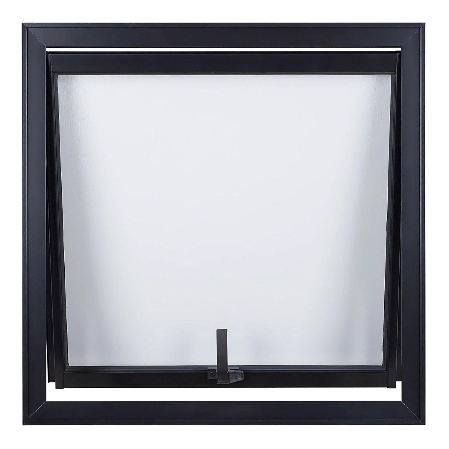 Janela Maxim-ar 1 Secção Central Topsul Vidro Mini Boreal 80x80cm Esquadrisul Preto