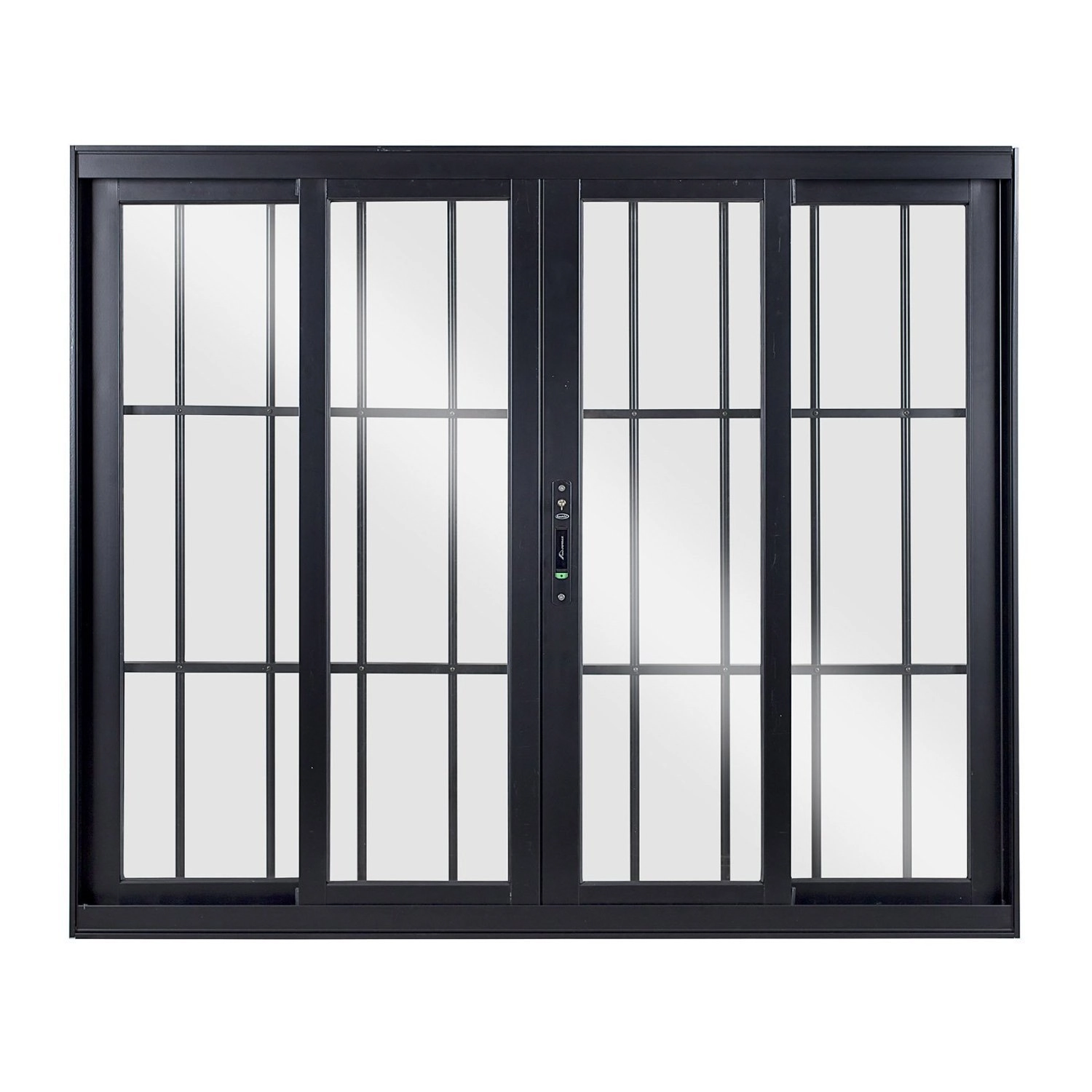 Janela De Alumínio De Correr 120x150x8cm 4 Folhas Vidro Liso Topsul Esquadrisul