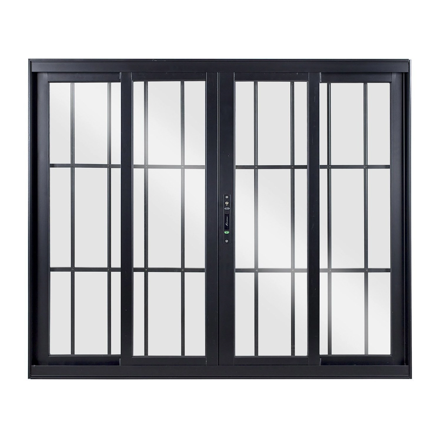 Janela De Alumínio De Correr 100x150x8cm 4 Folhas Vidro Liso Topsul Esquadrisul
