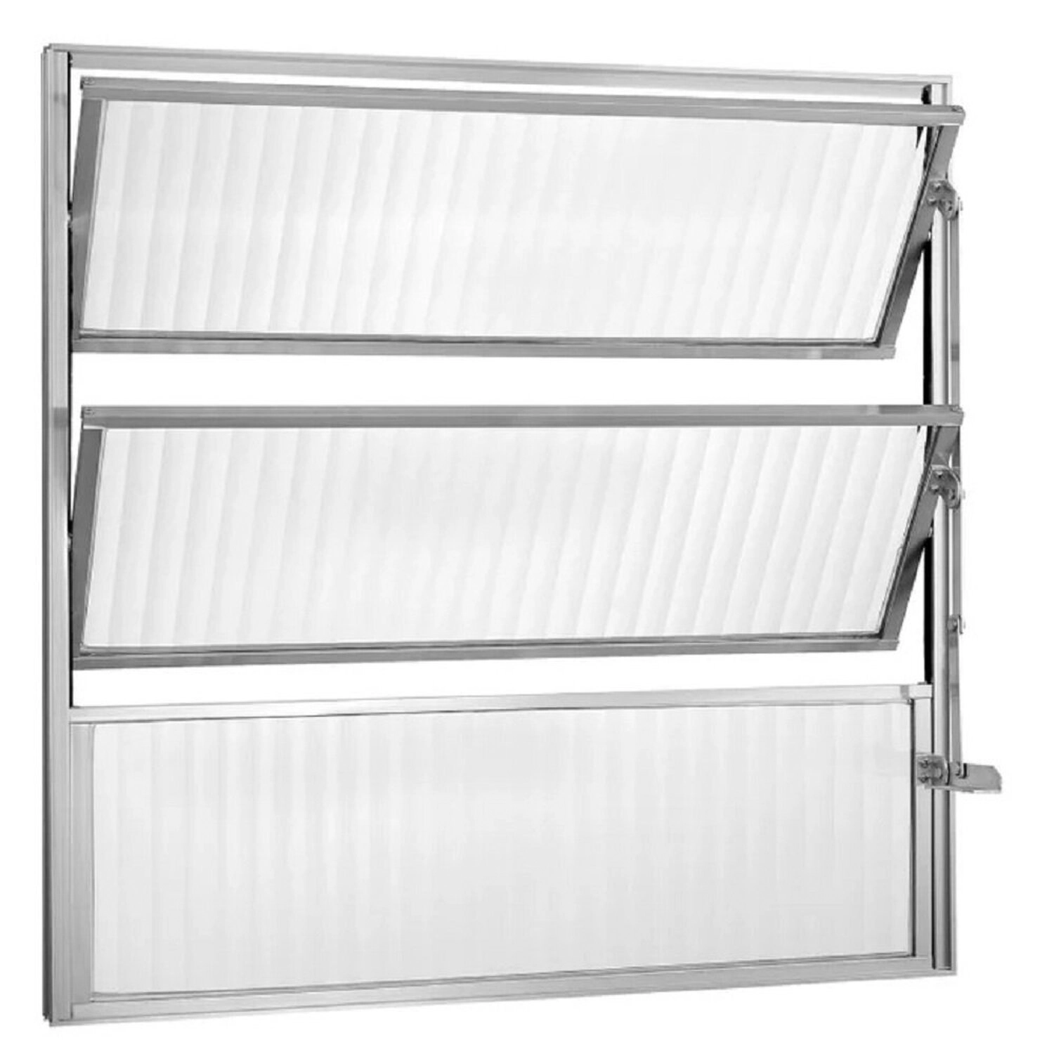 Janela De Aluminio Basculante 60x80cm Ecosul Branco