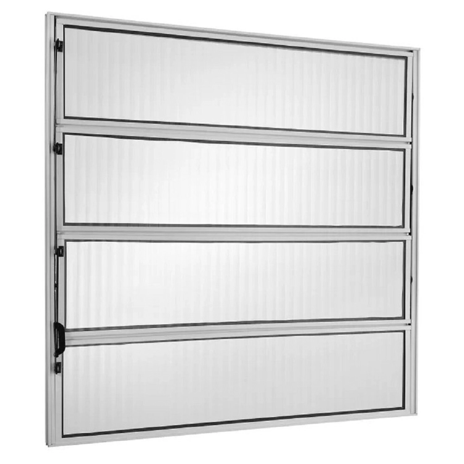 Janela De Aluminio Basculante 80x80cm Ecosul Natural