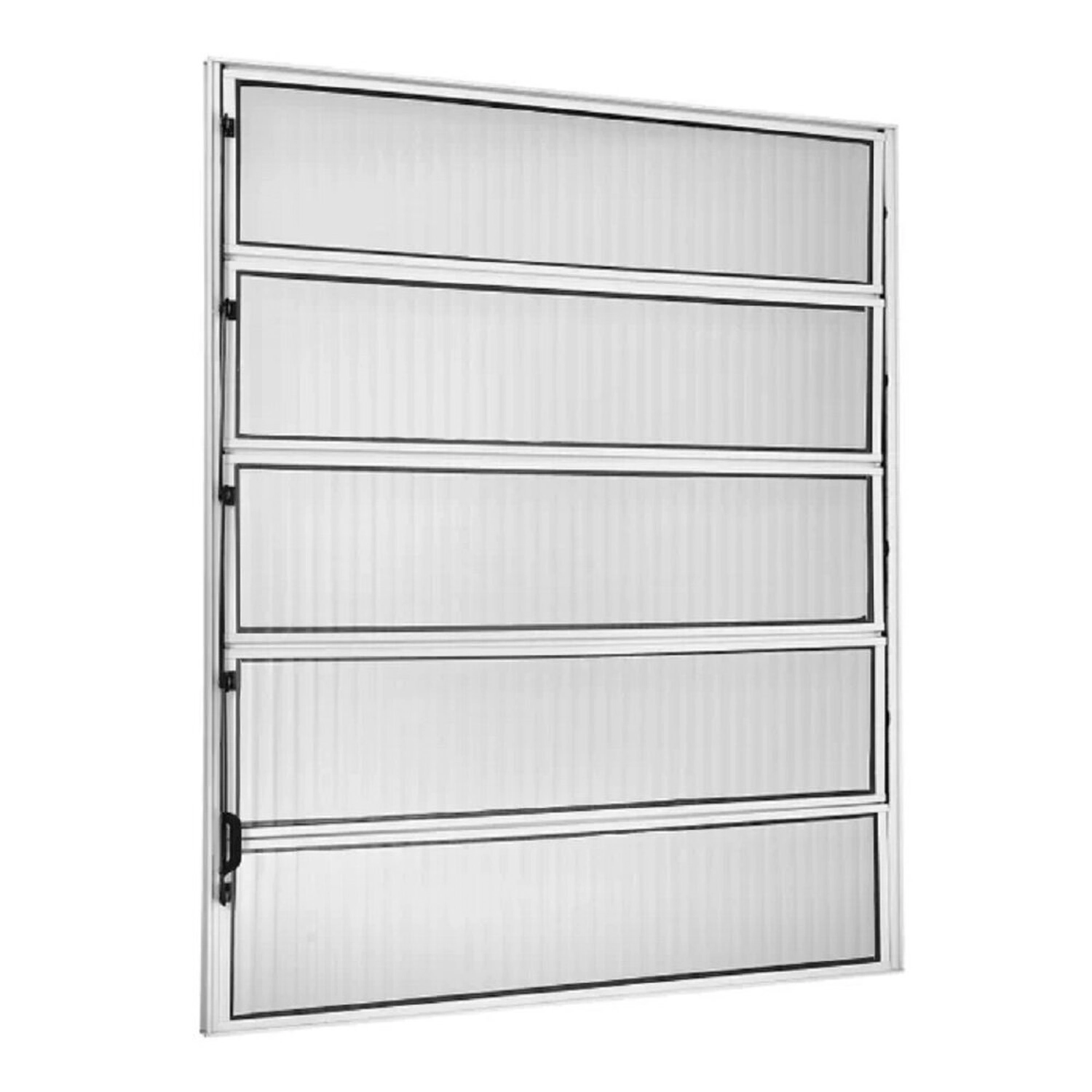 Janela De Aluminio Basculante 100x40cm Ecosul Esquadrisul Natural