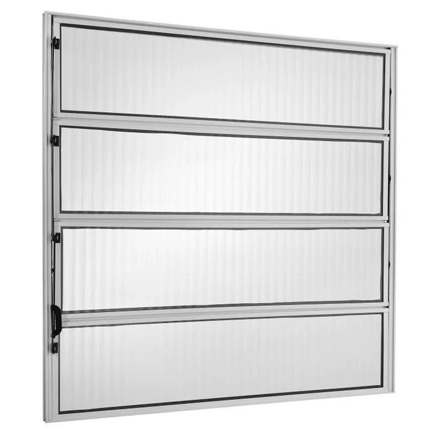 Janela De Aluminio Basculante 80x100cm Ecosul Esquadrisul Branco