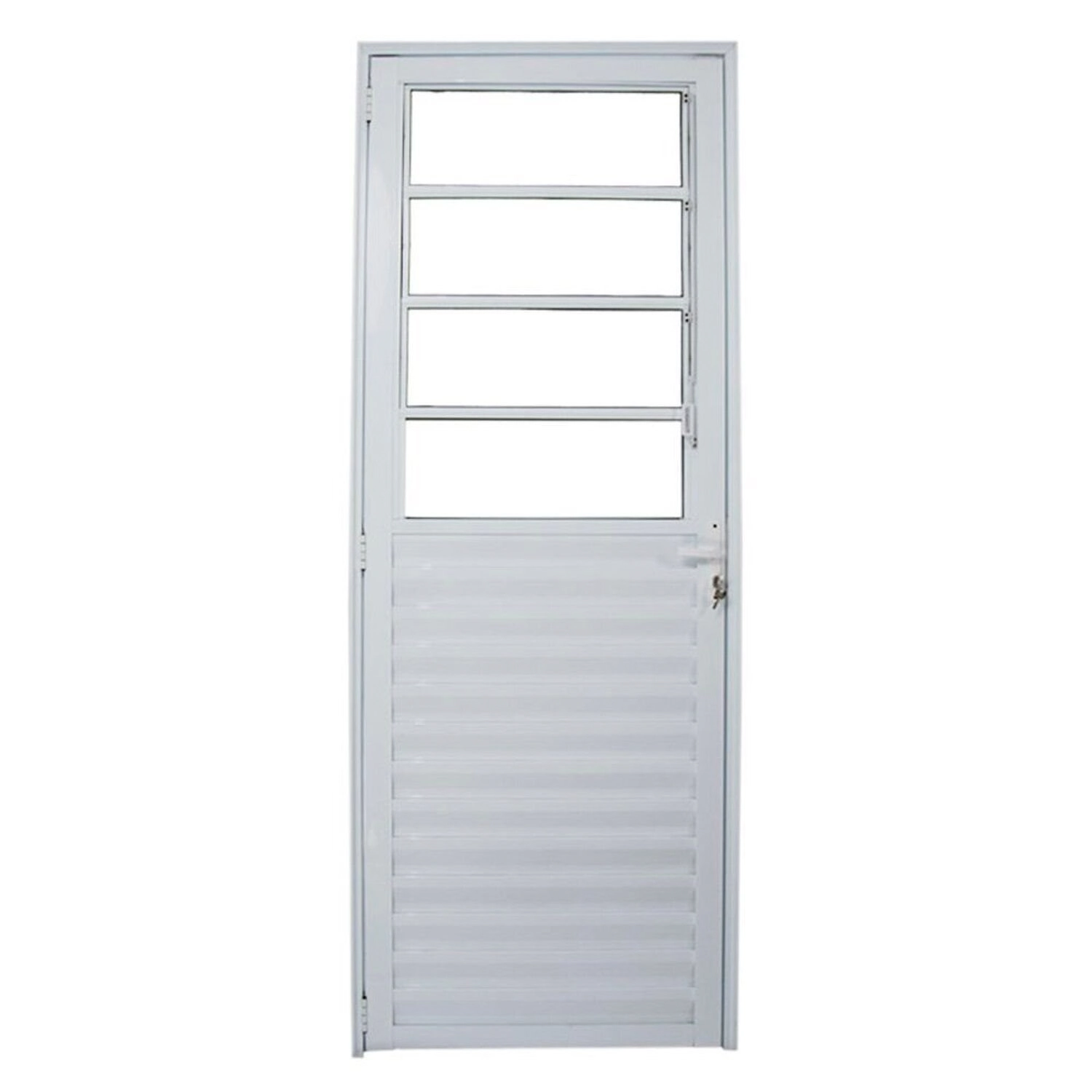 Porta Basculante Vidro Mini Boreal 210x80cm Ecosul Esquadrisul Abertura Esquerda