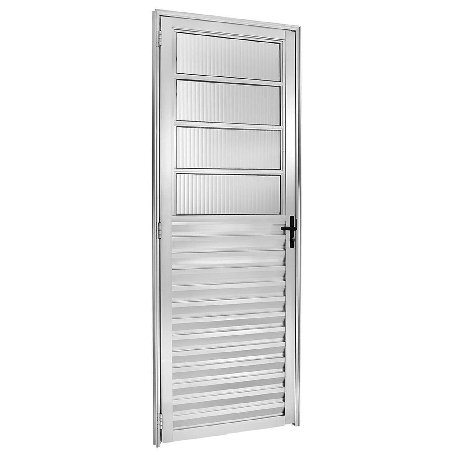 Porta Basculante Vidro Mini Boreal 210x90cm Ecosul Esquadrisul Abertura Esquerda