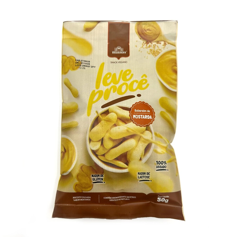 Snack Leve Proce 50g Mostarda