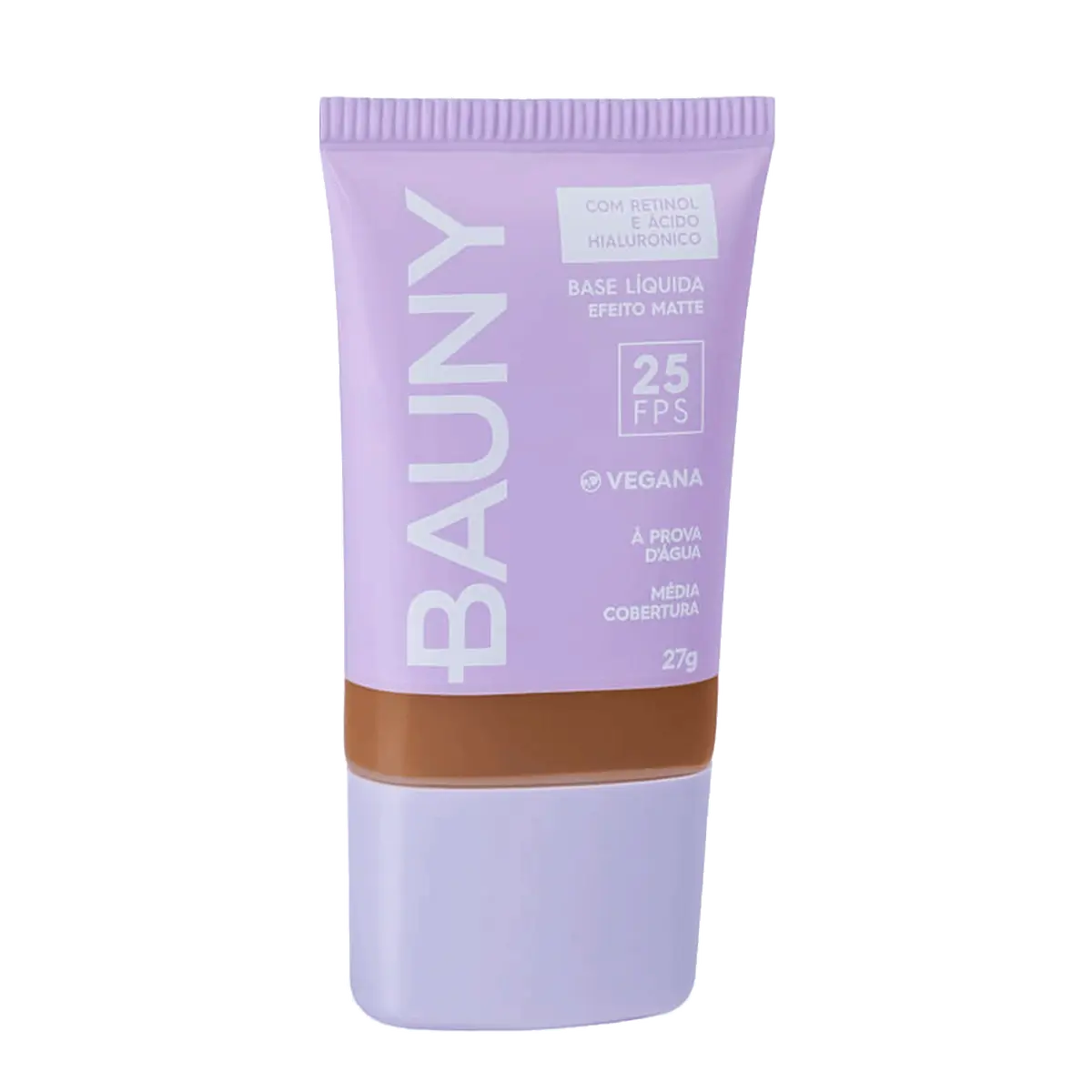 Base Líquida Matte Fps25 Cor 100 Bauny Cosméticos