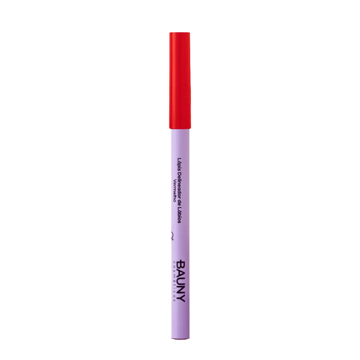 Lapis Delineador Labial 1,1g Cor Vermelho Bauny