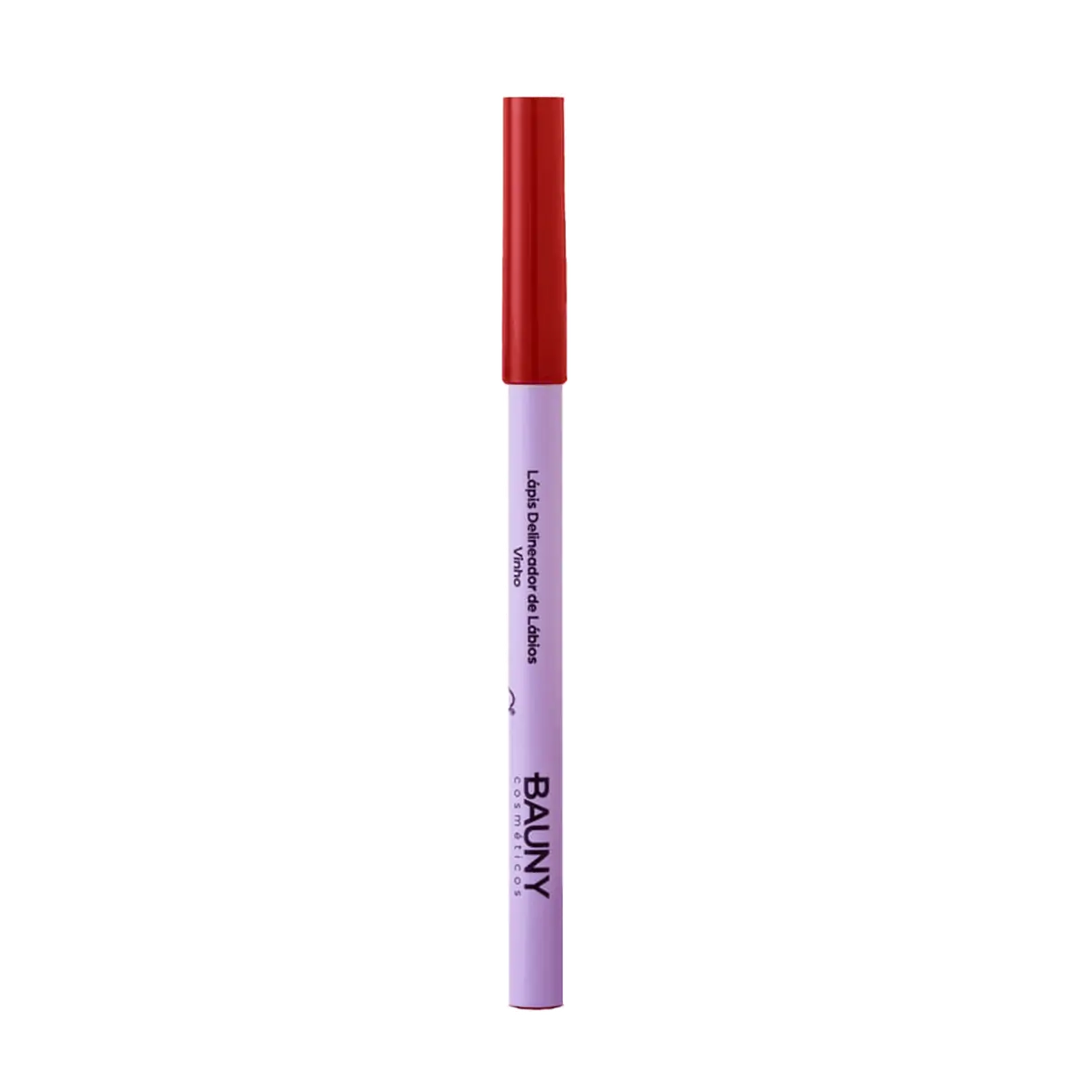 Lapis Delineador Labial 1,1g Cor Vinho Bauny