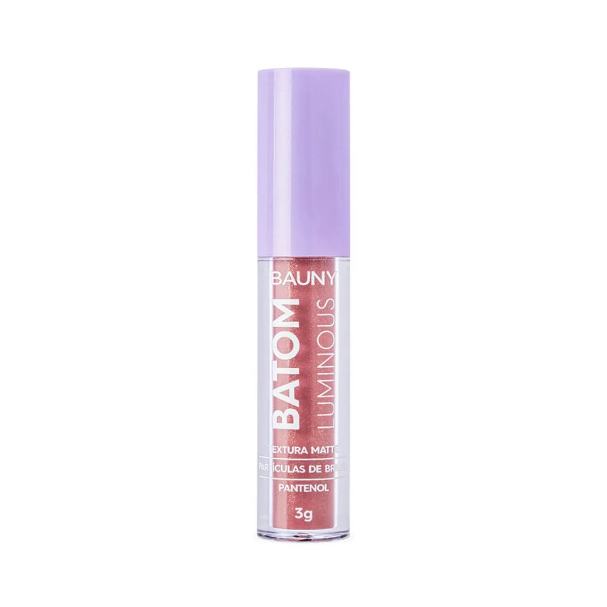 Batom Liquido Bauny Natural Luminous 3g