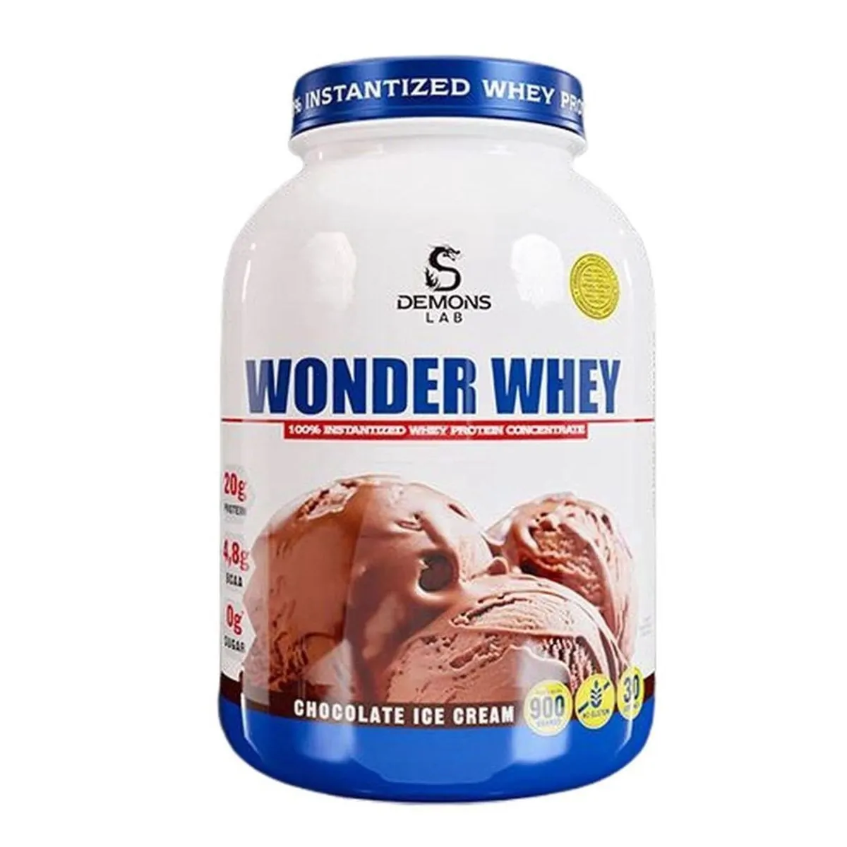 Whey Wonder 100% 3W Sorvete de Chocolate 900g - Demons Lab