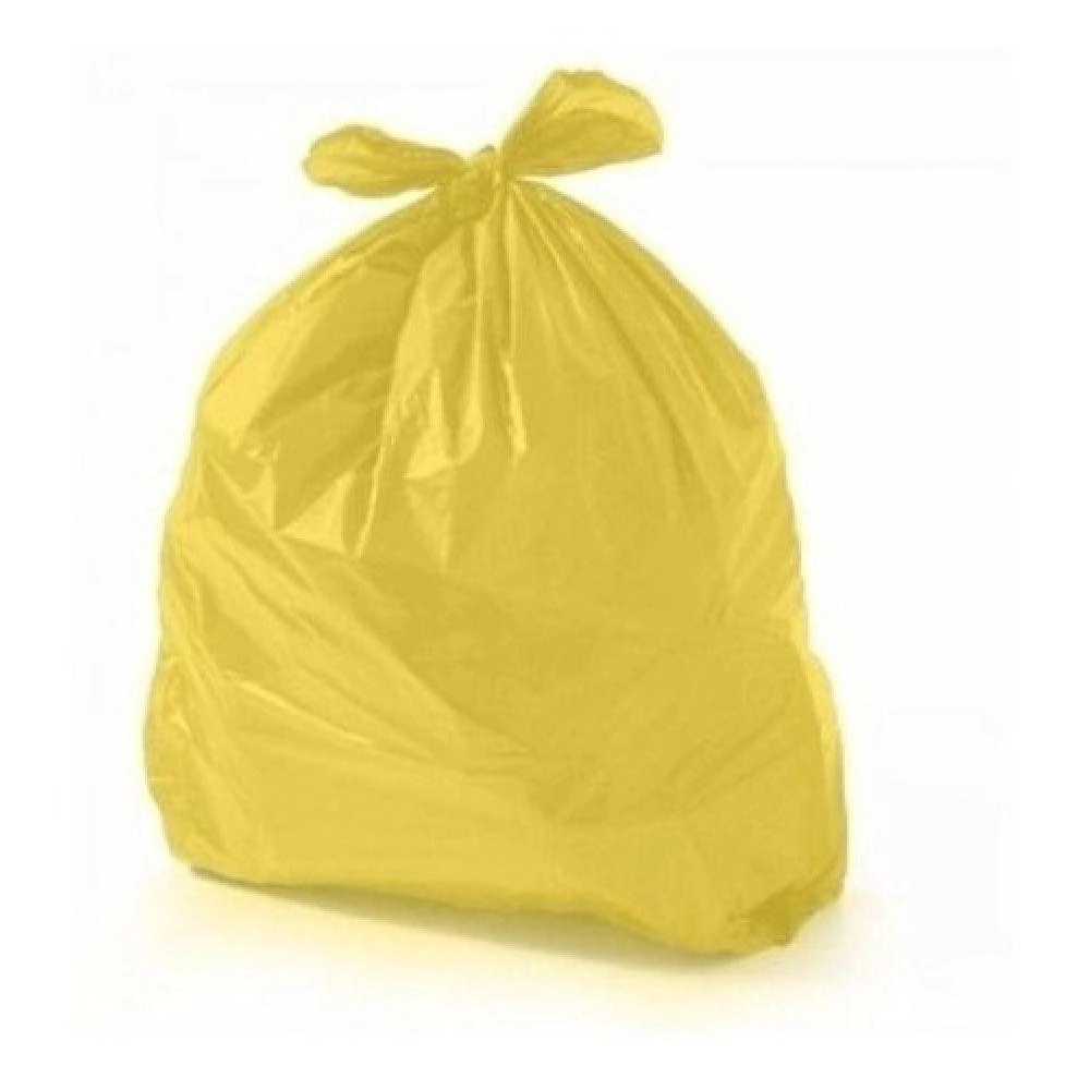 Saco Amarelo Para Lixo 20l 600 Unds Coleta Seletiva