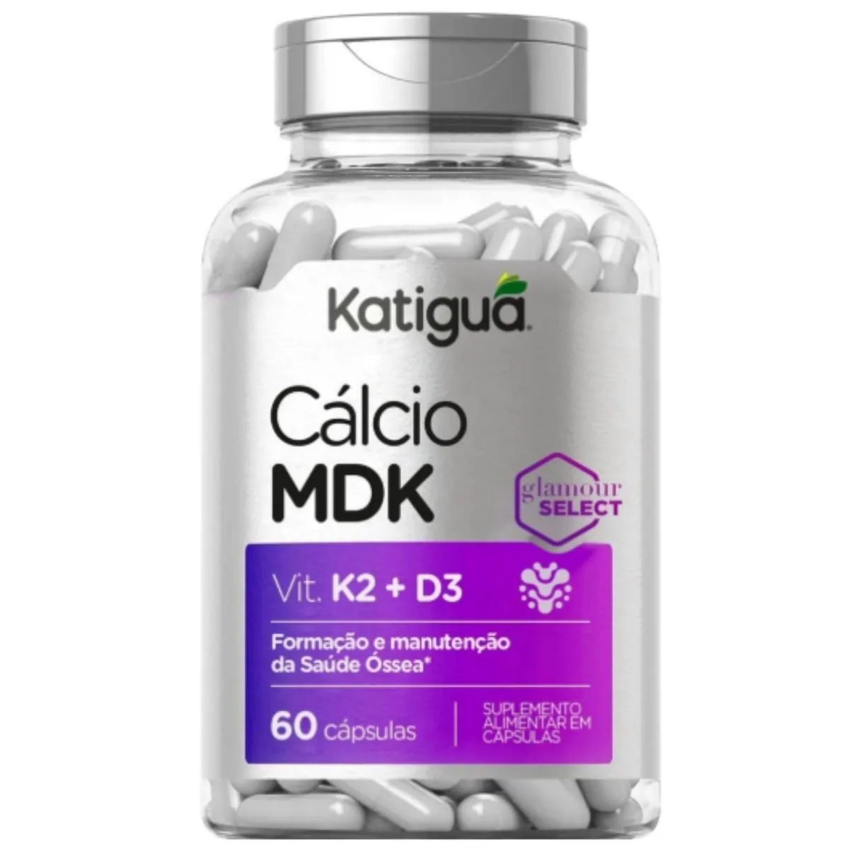 Cálcio D3 Zinco Ossos Fortes, Mais Energia e Proteção Diária 60 cp cada Kit 2 - Calcio 500mg E Vit