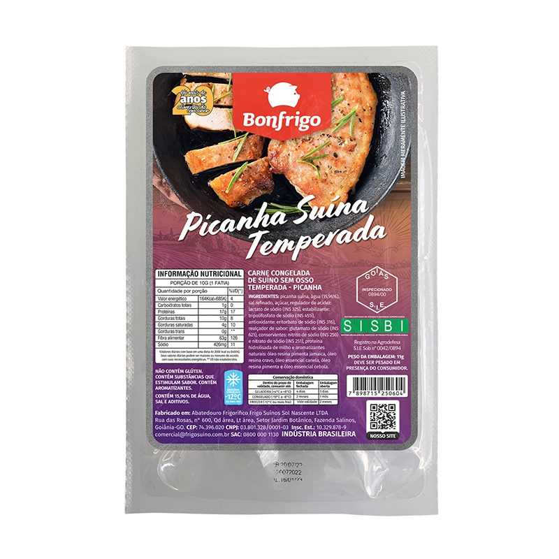 Picanha Suina Cong Temperada Bonfrigo