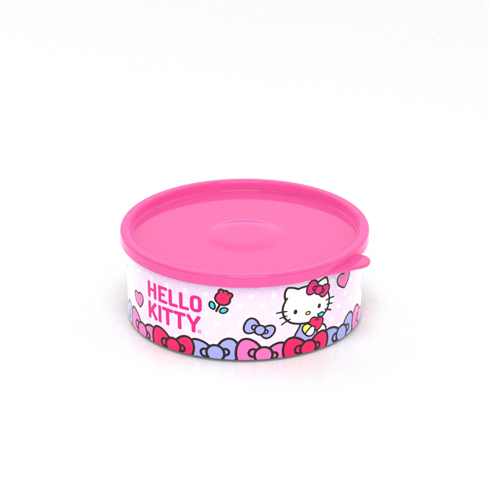 Pote Redondo Baixo Hello Kitty 370ml