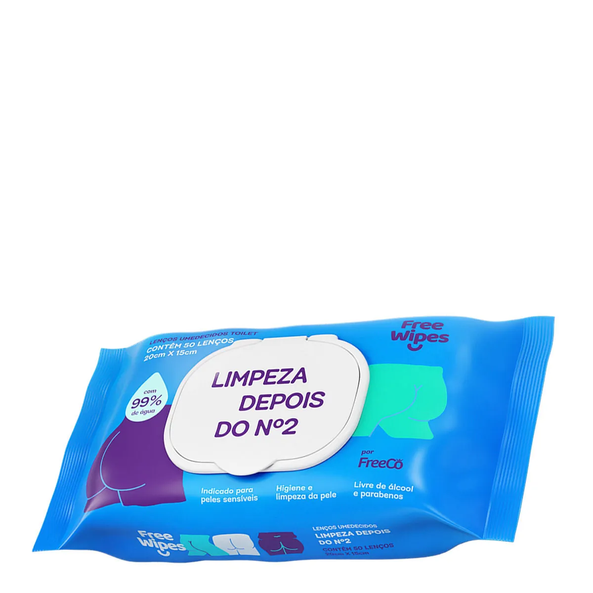 Lenco Umed Freewipes C/50 Limpeza N°2