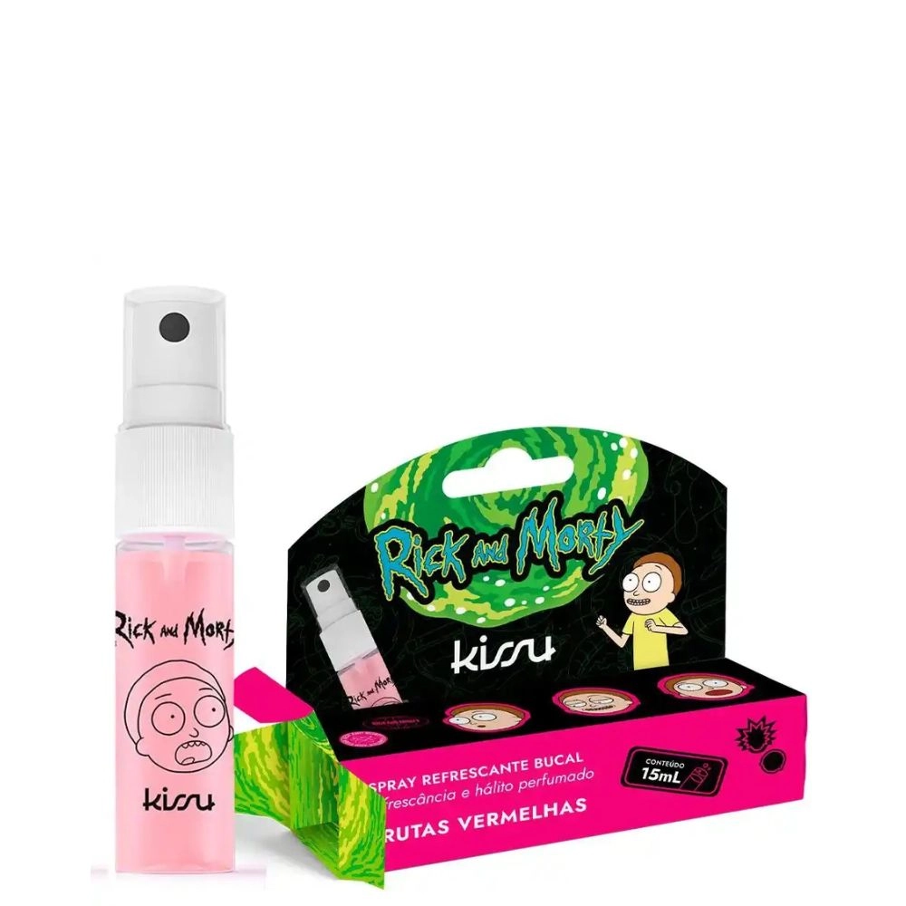 Spray Bucal Kissu 15ml Frutas Verm.