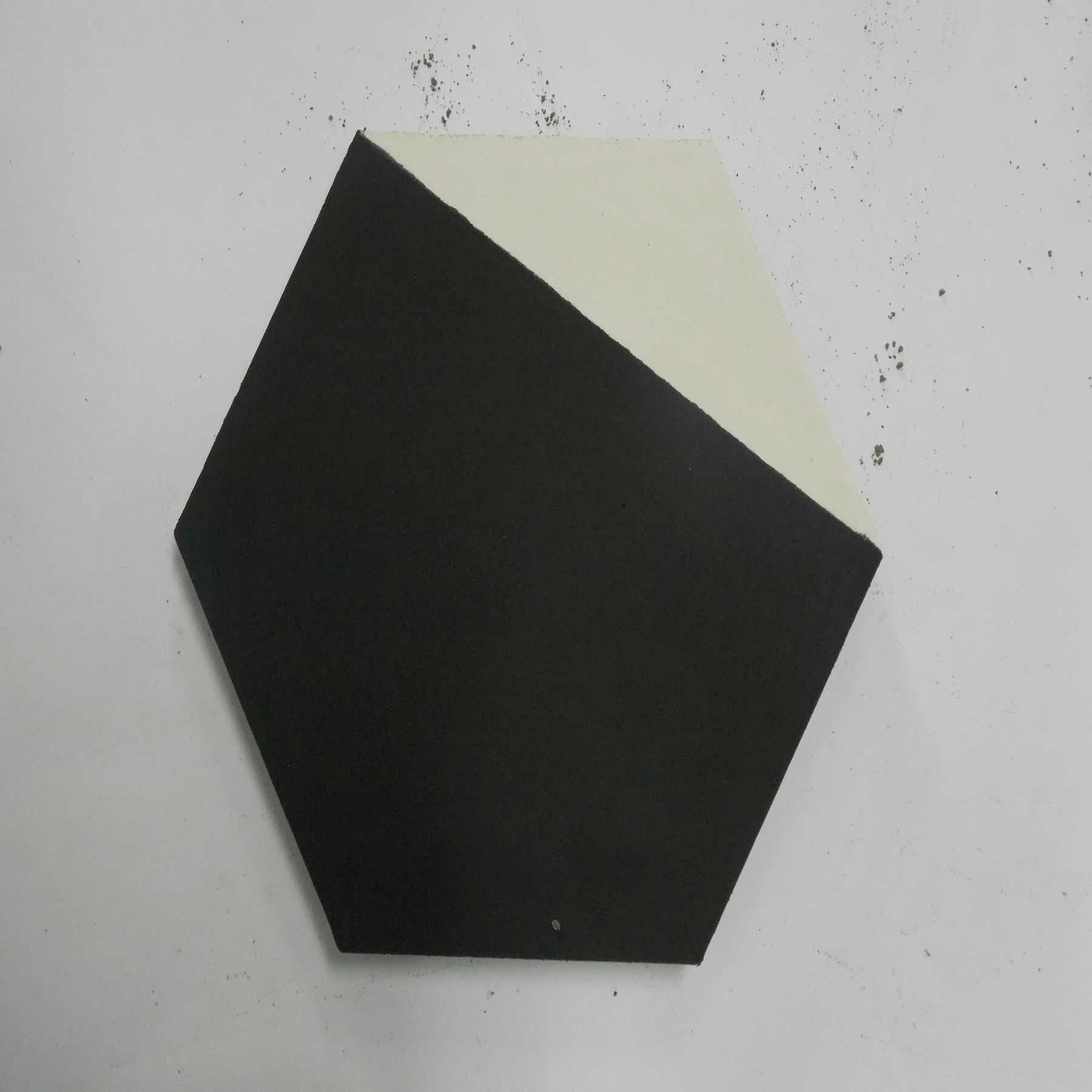 Ladrilho Hidráulico Hexagonal Papagaio Preto E Branco 18x21cm Oficina Yby