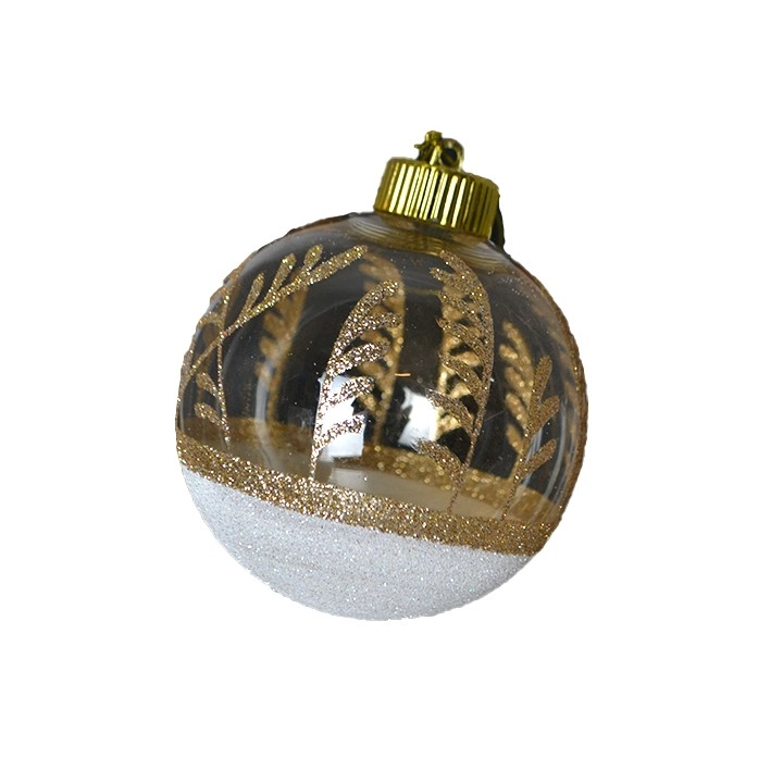 Bola Natal Translucidas Do 10cm Bd2469 Tok Da Casa