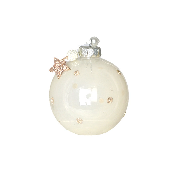 Bola Natal Translucidas Ch 10cm Bd2513 Tok Da Casa