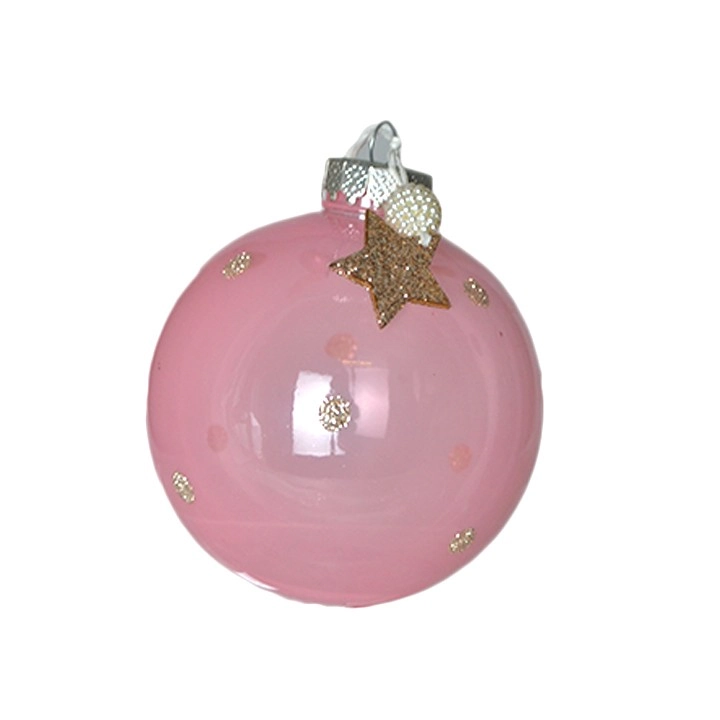 Bola Natal Translucidas Rs 10cm Bd2515 Tok Da Casa