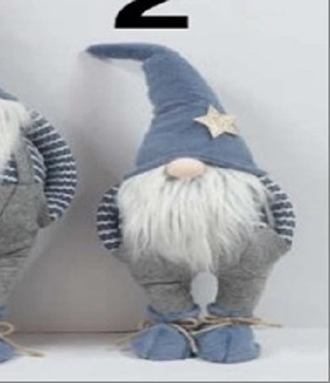 Papai Noel Em Pe Az Cz 52x13x18cm Bt1831 Tok Da Casa