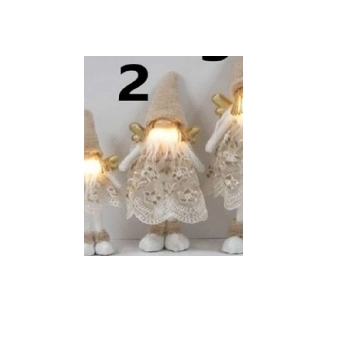 Anjo Em Pe C Led Nu 45x16x16cm Bt1840 Tok Da Casa