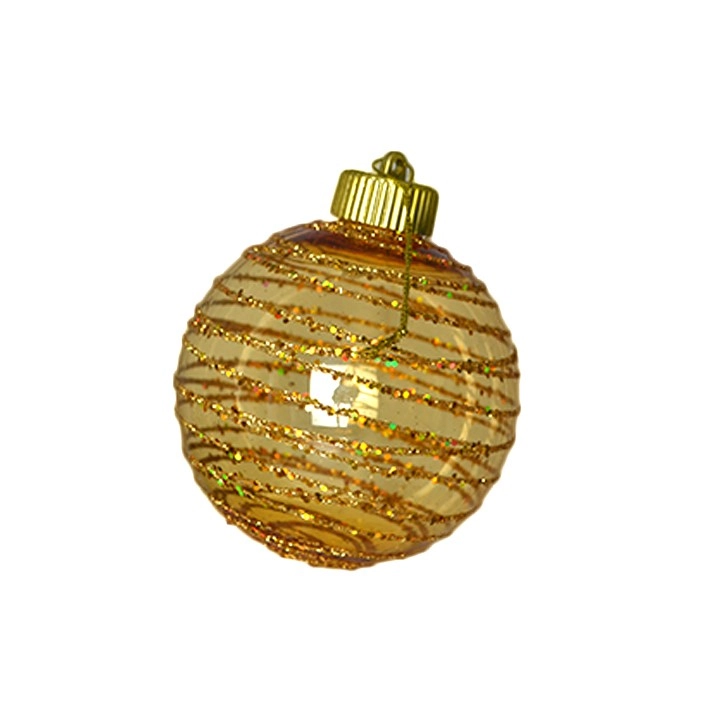 Bola Natal Translucidas Do 10cm Bd2541 Tok Da Casa