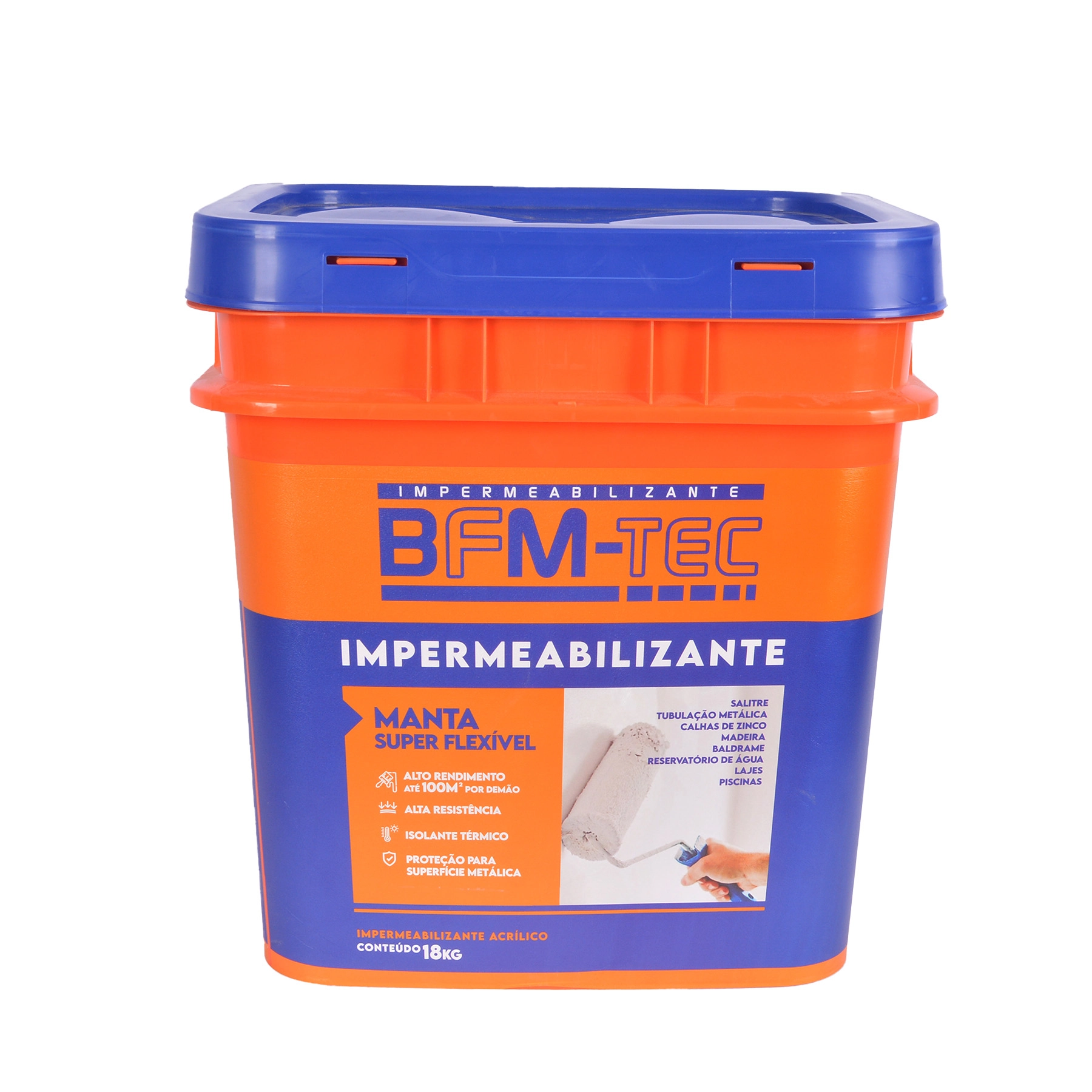 Manta Líquida Impermeabilizante Superflexível Ideal BFM-TEC 18L Telha