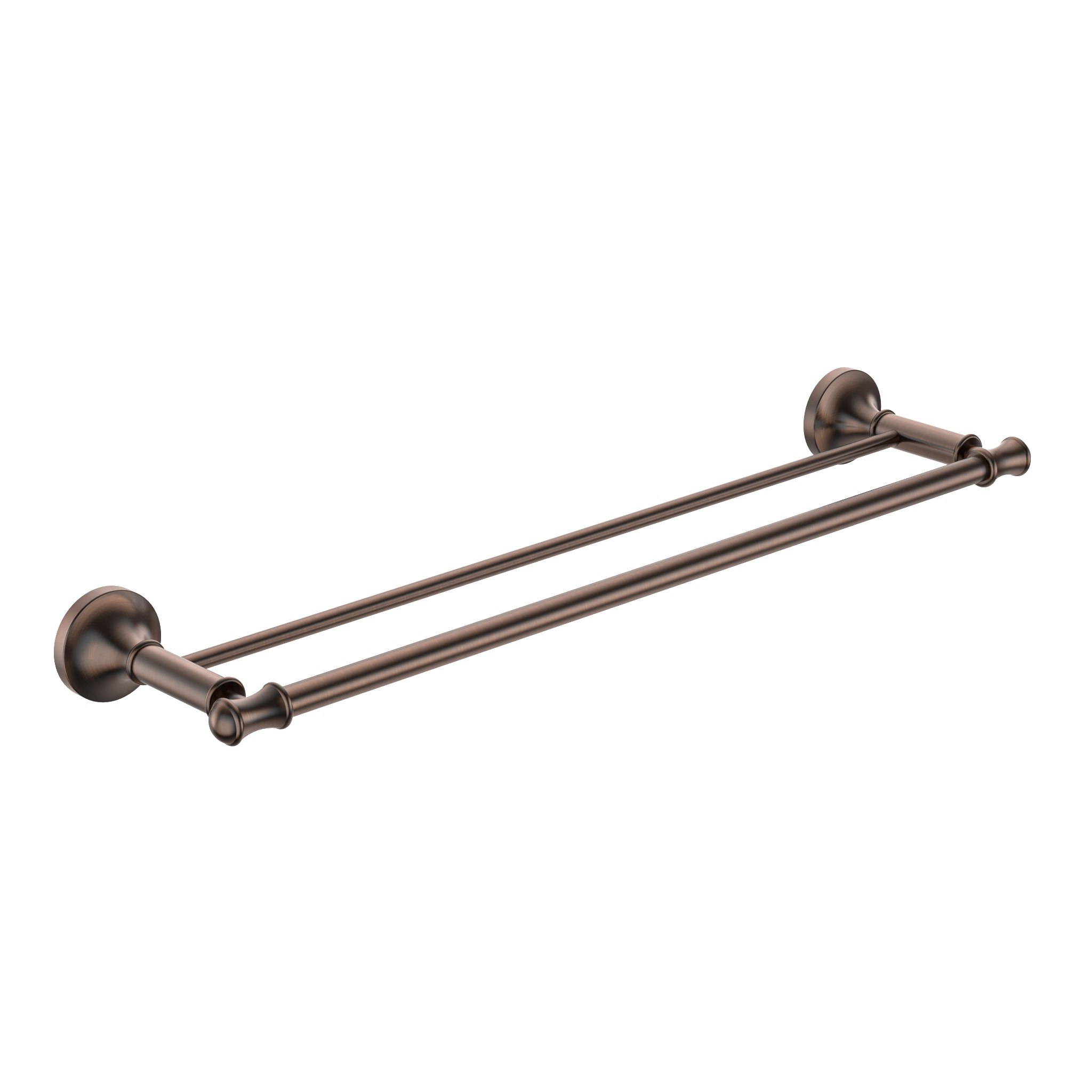 Toalheiro Duplo St. Claire Bronze Escovado