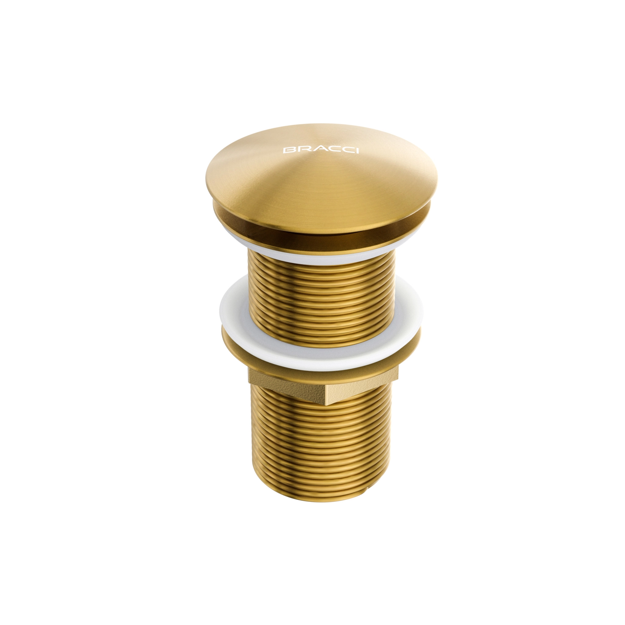 Válvula De Escoamento Dourado Escovado