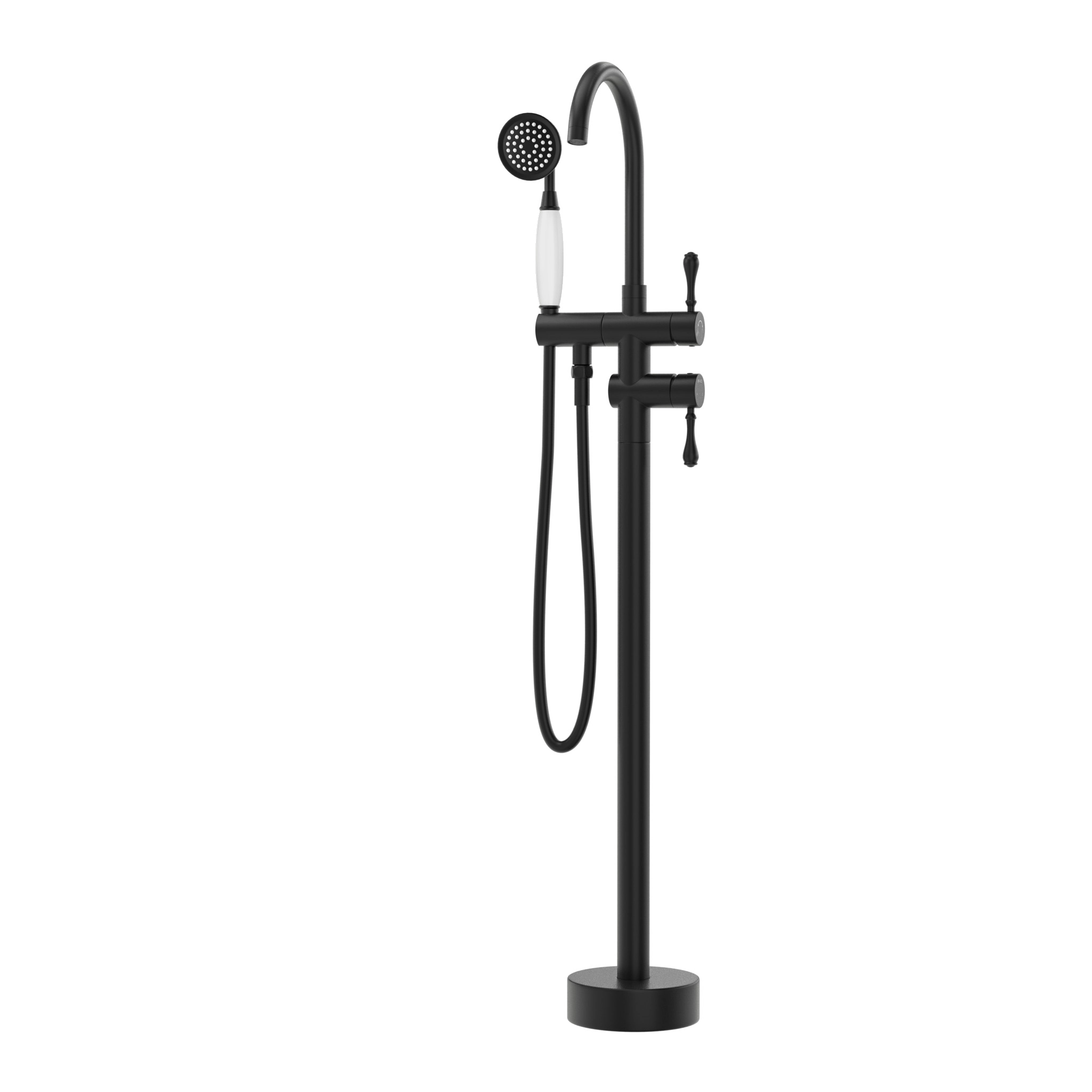 Monocomando Para Banheiras Preto