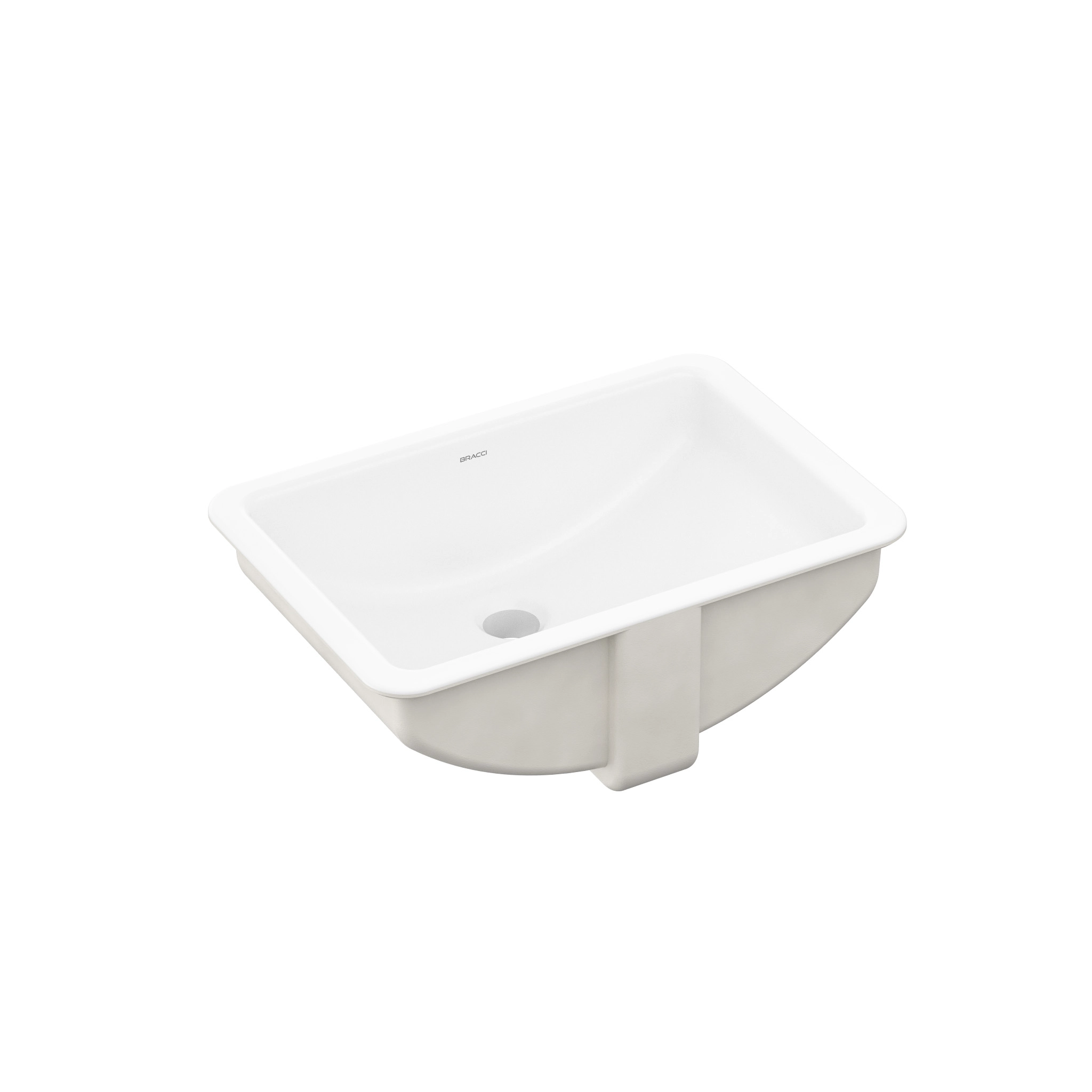 Cuba Ventti De Embutir 51cm Branco Brilho